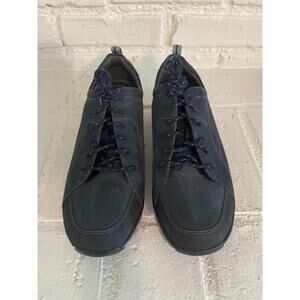 Clarks Wave Walk Unstructured Dark Blue Waterproof Women's Shoe Size 9